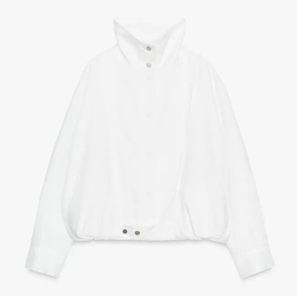 100% LINEN BOMBER ZW COLLECTION - Picture 12 of 15